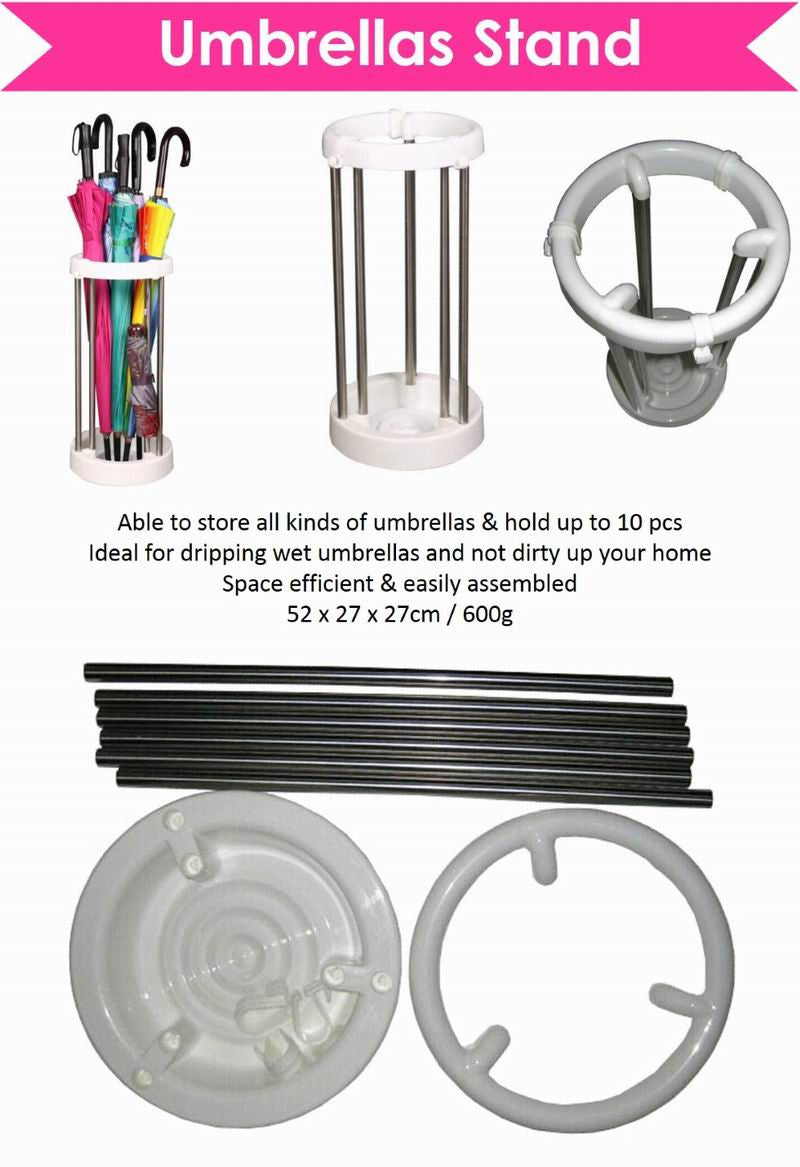Umbrella Rain Stand Storage Home Organisation Organiser Organization House Clean