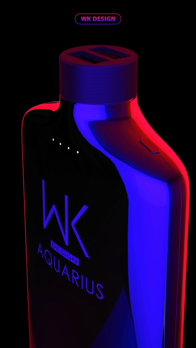 WK Design WP-041 10000mAh Aquarius Series Power Bank Powerbank Portable Charger