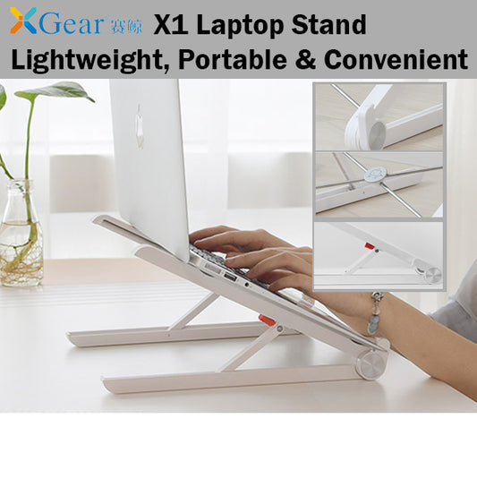Xgear X1 Laptop Stand Holder Lightweight Portable Convenient Easy Carry and Use