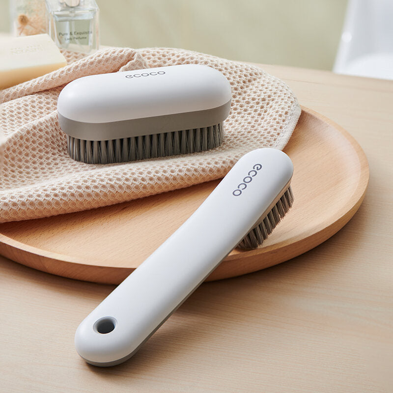 Multifunctional Ecoco Bathroom Laundry / Shoe Brush Soft Fur Cleaning Scrubbing Brush Home Care Use