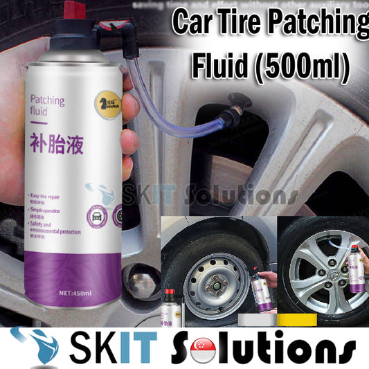 500ml Pneumatic Tyre Filing Patching Fluid Tire Sealer Inflator Spray Repair Puncture Sealant Kit