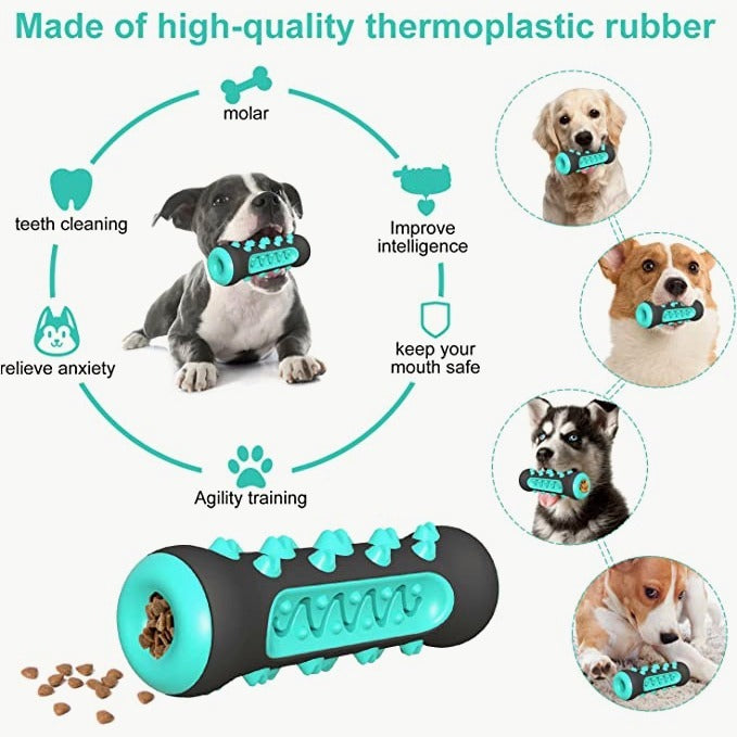 Dog Toothbrush Chew Toy – TPR Nylon Dental Toy for Dogs