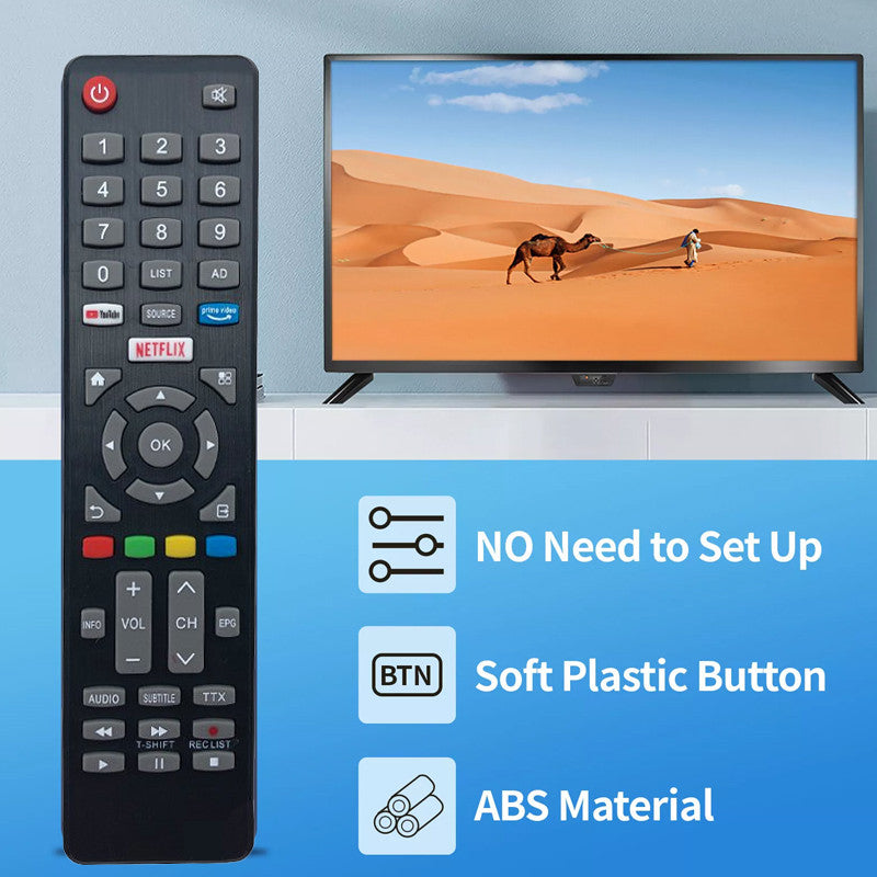 Universal Replacement Remote for PRISM+ E-Series 4K Smart Android TV for Prism + E Series