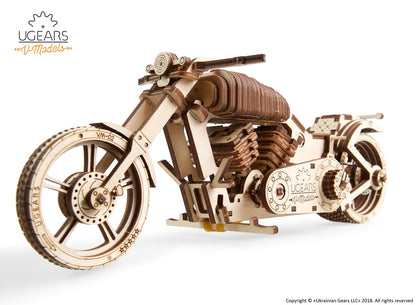 Ugears Bike Vm-02 ★Mechanical 3D Puzzle Kit Model Toys Gift Present Birthday Xmas Christmas Kids Adults