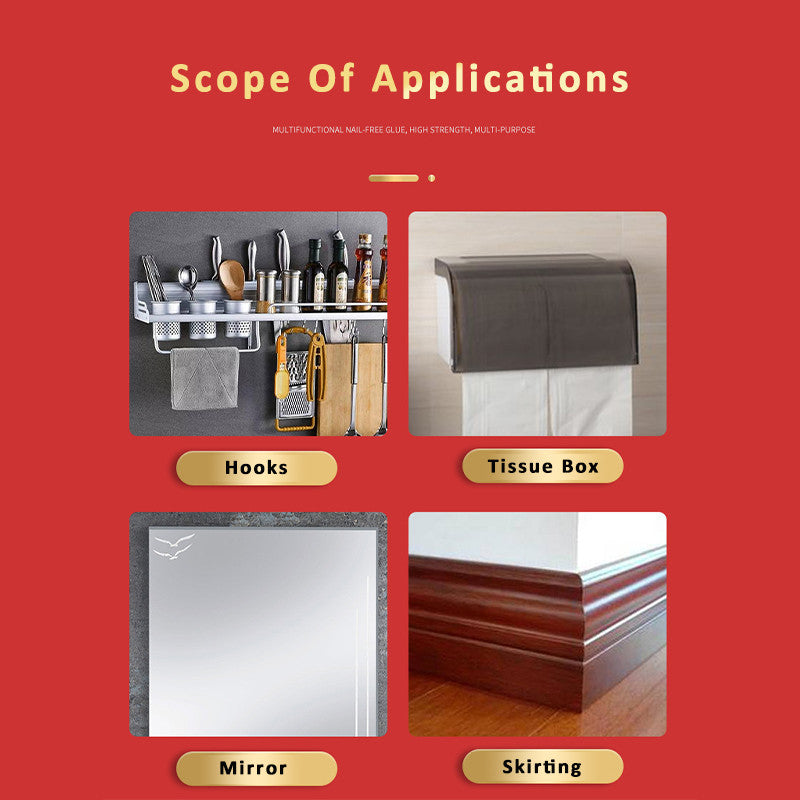 12g/20g Sealant Fix No Drill Super Glue Strong Adhesive No Nail Glue for Bathroom Furniture Hardware