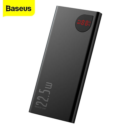 Baseus Adaman Metal Digital Display 10000mAh 20000mAh PD 22.5W Quick Charge Power Bank Battery Charger PowerBank 2021 Edition