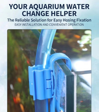 Aquarium Tube Holder Pail Clip Water Change Hose Pipe Clamp Filter Hose Holder Fish Tank Clip