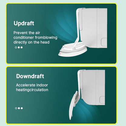 57-92cm Retractable Air Conditioner Wind Shield Aircon Deflector Adjustable Universal AC Windshield