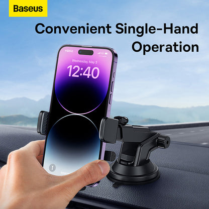 Baseus UltraControl Pro Series Auto Clamping-Type Car Holder Set iPhone 15 Pro Max Huawei Redmi Oppo Samsung Xiaomi Cluster