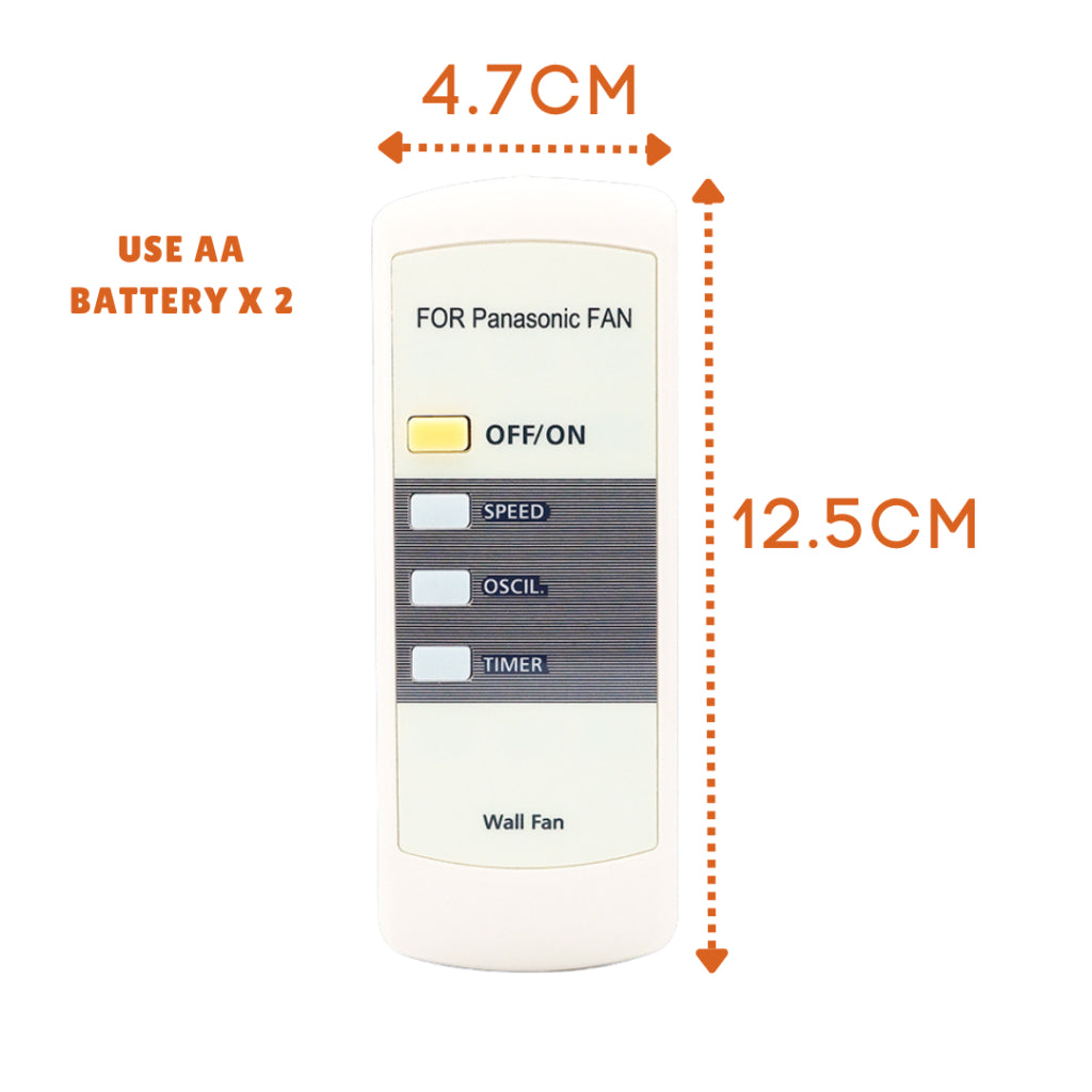 Replacement Remote Control for Panasonic KDK Wall Fan Ceiling Fan Living Fan OEM Wireless Controller