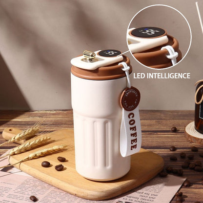 Smart LED Temperature Display Digital Thermal Coffee Cup Stainless Steel Tumbler Flask Mug
