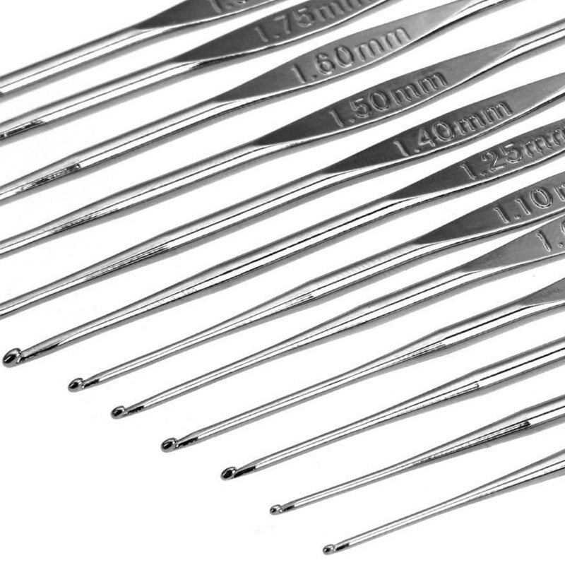 127pcs Crochet Hook Set Yarn Knitting Needles Sewing Tools DIY Craft Weave Needle Kit Accessories