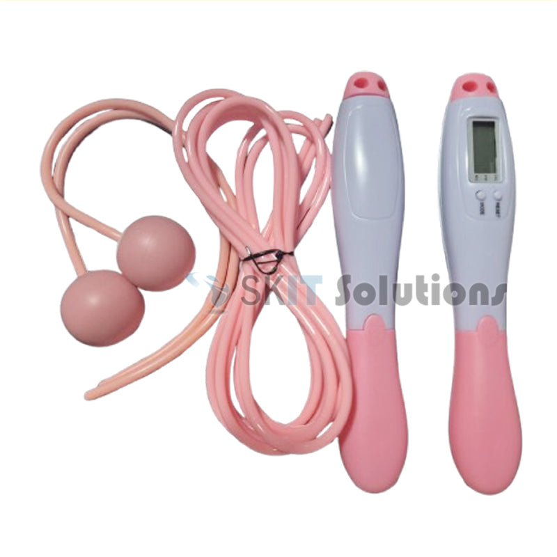 2in1 Smart Cordless Jump Rope Skipping Wireless Digital Counter Calorie Count Miles Times Exercise