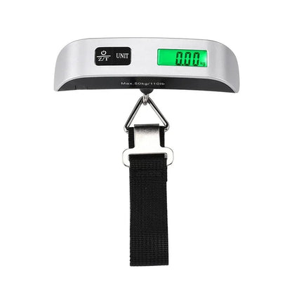 Portable Digital Luggage Scale 50kg 110lb with Belt or Hook Handheld Hanging Travel Bag Weight Scale