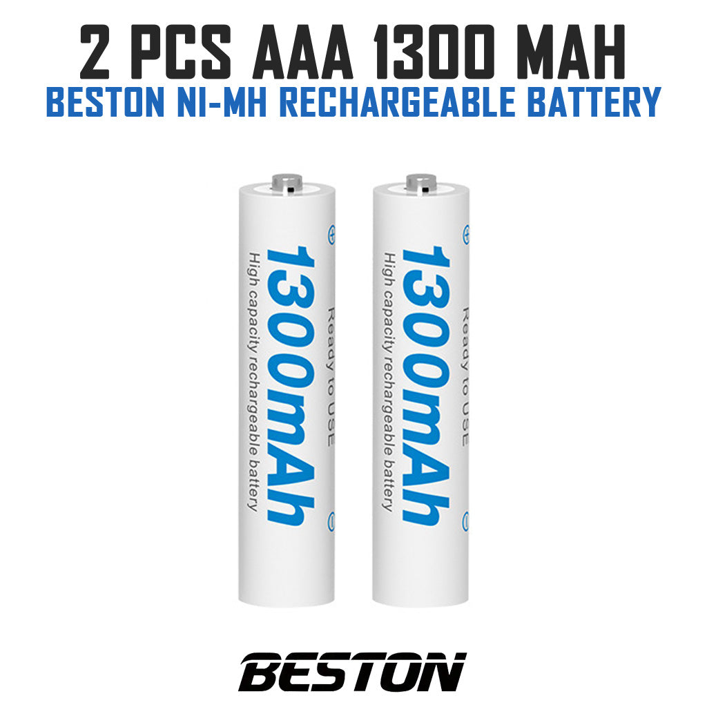 Beston Ni-MH Rechargeable Battery AA AAA FREE CASE Double Triple A LED USB Charger Set for Toys Mouse