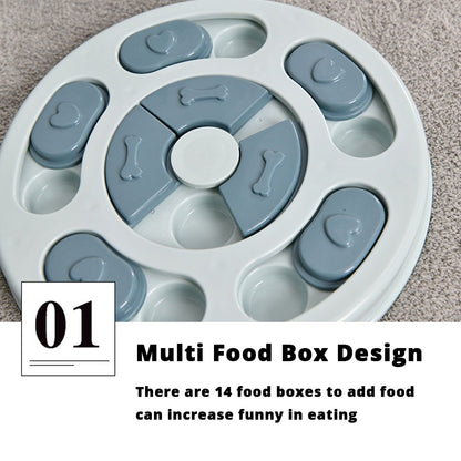 Interactive Pet Puzzle Feeder Toy for Dogs & Cats