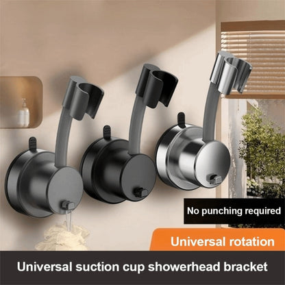 Adjustable Shower Head Suction Cup Holder Showerhead Bracket No Drill FREE Wall Mount Bathroom Bidet