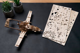 Ugears Bayraktar TB2 Combat Drone ★Mechanical 3D Puzzle Kit Model Toys Gift Present Birthday Xmas Christmas Kids Adults