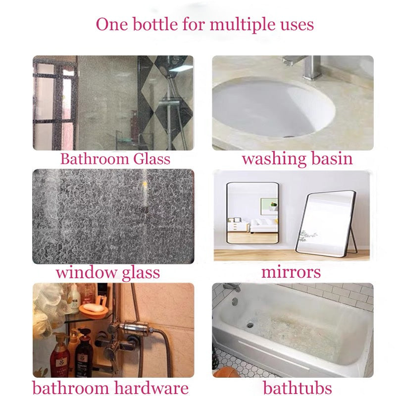 500ml Glass Cleaner Spray Mirror Window Cleaning Liquid Watermark Remover Bathroom Door Car Screen