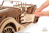 Ugears Roadster Vm-01 ★Mechanical 3D Puzzle Kit Model Toys Gift Present Birthday Xmas Christmas Kids Adults