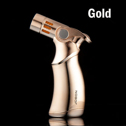 Quad 4 Jet Flame Torch Lighter Adjustable BlowTorch Nozzles Blow Torch Gas Straight Ignition Refillable Butane Windproof