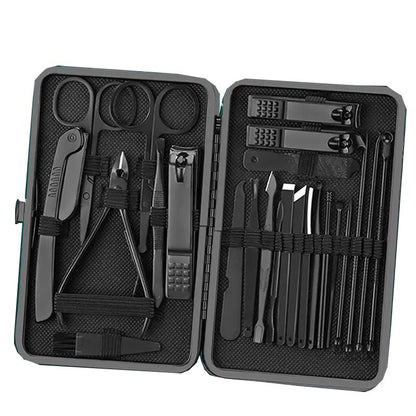8/24pcs Nail Clippers Set Pedicure Manicure Grooming Cutter Beauty Hand Foot Finger Care Tools Kit