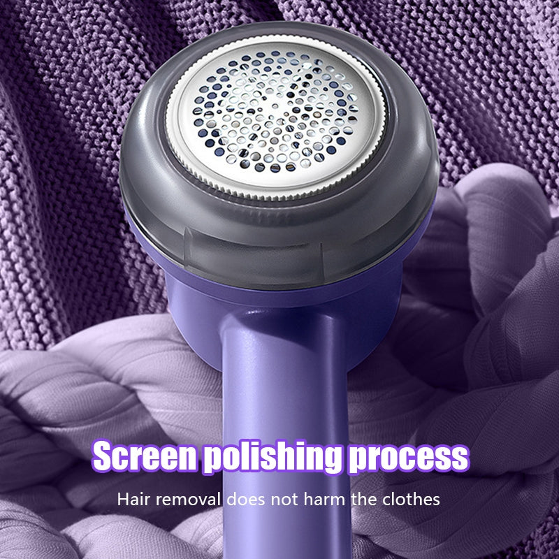 【SKIT】Fabric Shaver Defuzzer Electric Lint Remover Rechargeable USB Sweater Shaver Hair Ball Trimmer