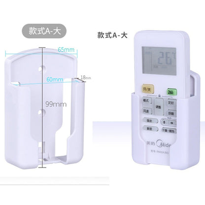 Small / Large Universal Aircon Remote Wall Mount Holder Bracket w/ 3M Adhesive / Screw Mount Option