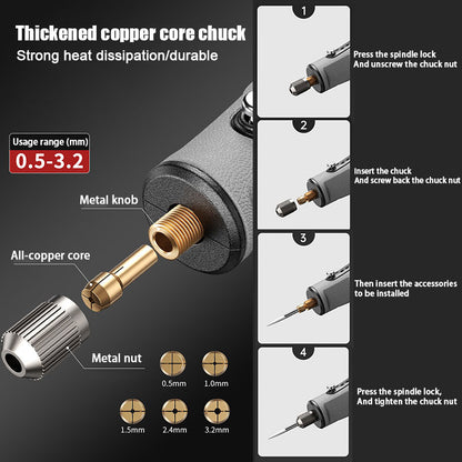 Mini Cordless 12V Drill Grinder Engraving Pen Power Tool for Jewelry Wood Glass Cutting Polishing