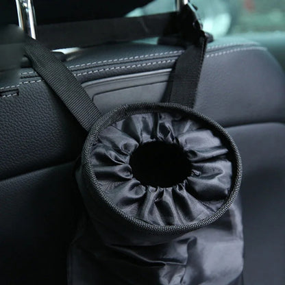 2PCS Car Garbage Bag Trash Can Back Seat Headrest Portable Foldable Leakproof Storage Organizer