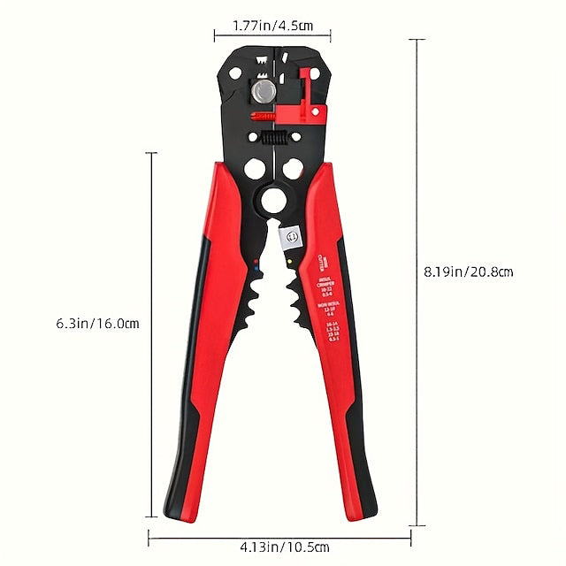 5in1 Cable Crimper Wire Cutter Automatic Stripper Electrical Wire Crimping Stripping Pliers Tool