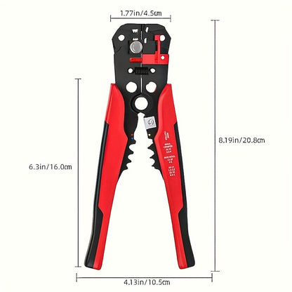 5in1 Cable Crimper Wire Cutter Automatic Stripper Electrical Wire Crimping Stripping Pliers Tool