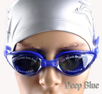 Adult Kid Swimming Goggles Anti Fog UV Protection Leakproof Power 0 Normal Vision Pool Swim Glasses