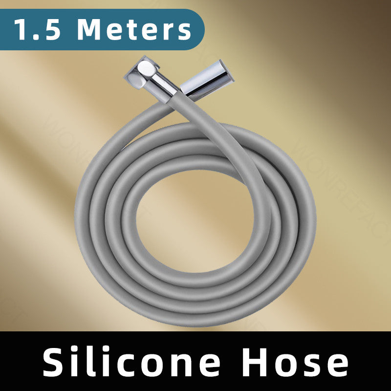 1.5M 2M Flexible Hose Bathroom Toilet Silicone Handheld Showerhead Tube for Bidet Spray Shower Head