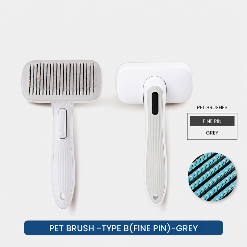 Self-Cleaning Pet Grooming Brush for Cats & Dogs