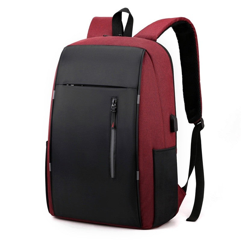 Men Laptop Backpack 15.6 Inch Waterproof Large Capacity USB Charging Casual Travel Bag Pack School