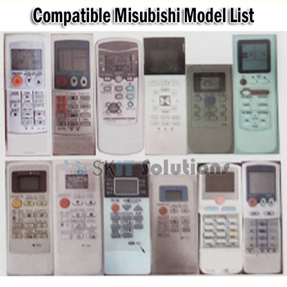 FZD-MITS1014 Universal Replacement MITSUBISHI Aircon Remote Control AC KP3AS MP04A KD06ES RKT502A420