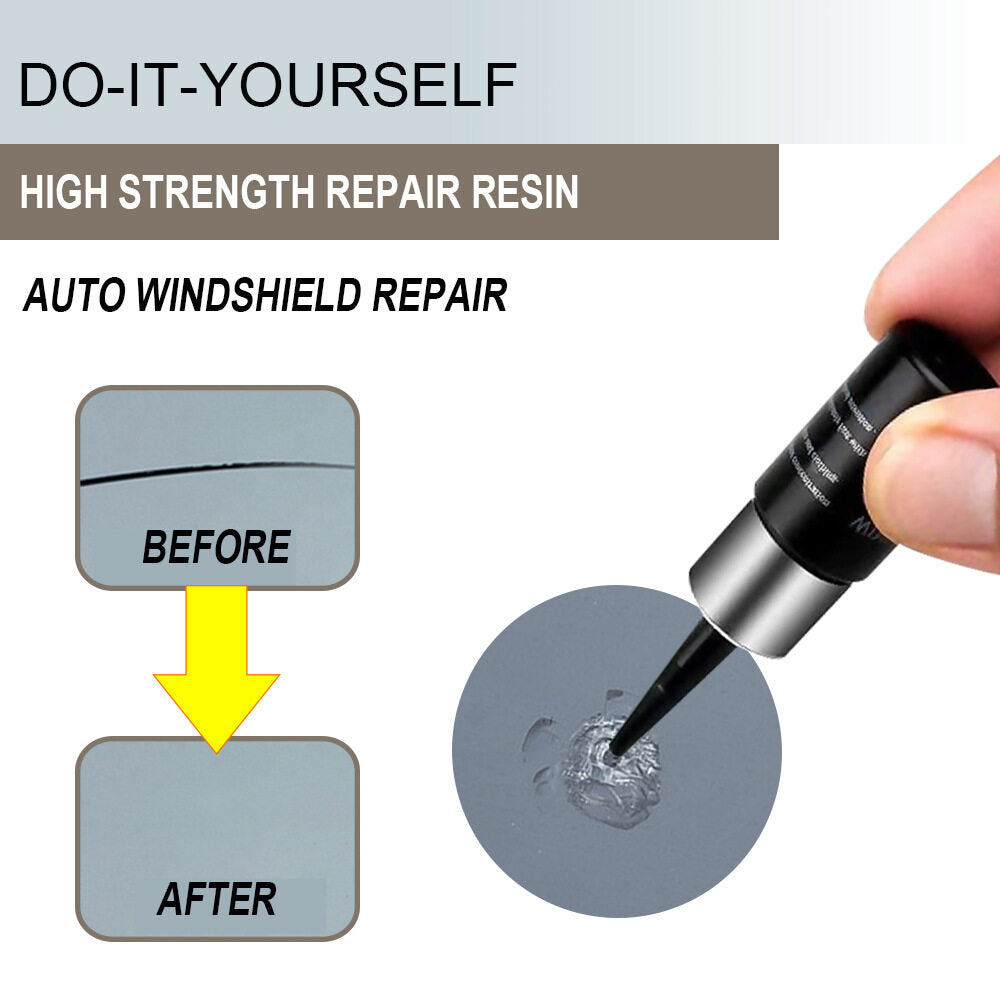 Car Glass Nano Repair Fluid Crack Repair Solution Kit Auto Windshield Resin Tools Automotive Windscreen