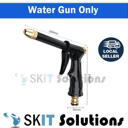 High Pressure Water Spray Gun Nozzle Adjustable 360 Rotating Jet Sprayer for Car Wash Garden Cleaning