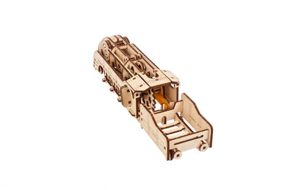 Ugears Mini Locomotive 3D Mechanical Model Wooden Puzzle DIY Kits