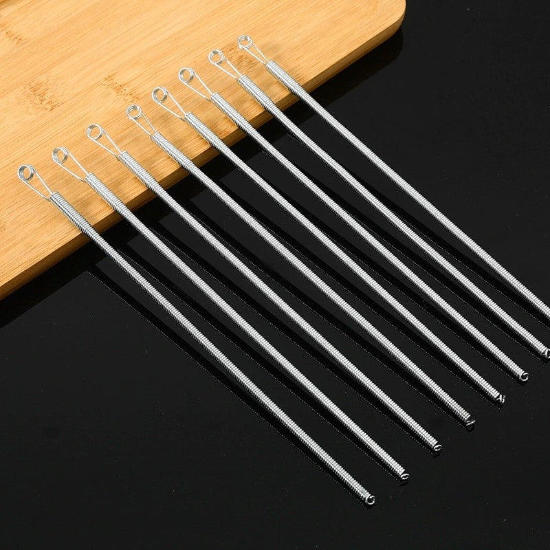 Bendable Spring Rope Threading Tool Bendable Spring Drawstring Needle Threader Multipurpose Quick Rope Thr ...