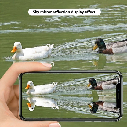 Reflective Mirror 2in1 Phone Rear Selfie Clip Phone Camera Photography Live Streaming Travel Tool