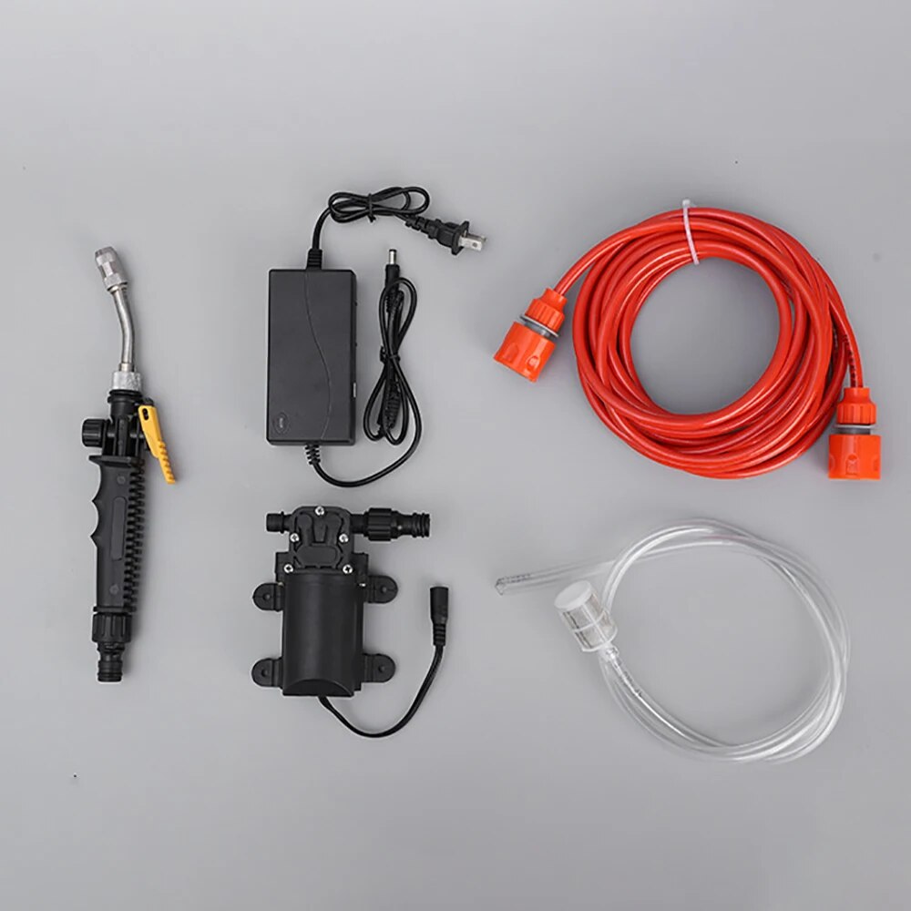 Electric High Pressure Air Conditioner Cleaner Water Pump Jet Gun Power System Sprayer Washer Kit