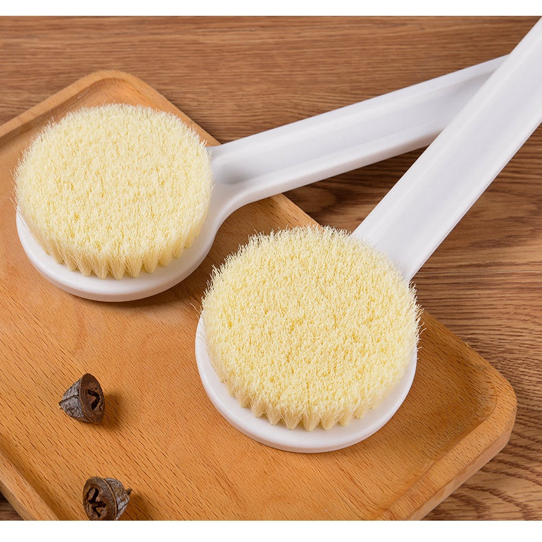 Long Handle Bath Brush Soft Bristles Back Scrubber Massage Shower Body Cleaning Exfoliating Tool