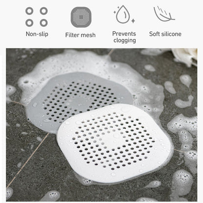 Silicone Drain Cover Sink Strainer Filter Sink Plug Strainer Anti-Blocking Hair Catcher Stopper Trap