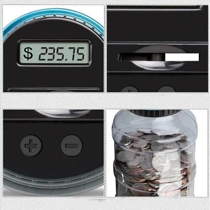 SGD Electronics Coins Deposit Piggy Bank Digital LCD Coins Counting Jar Singapore Dollar Money Box