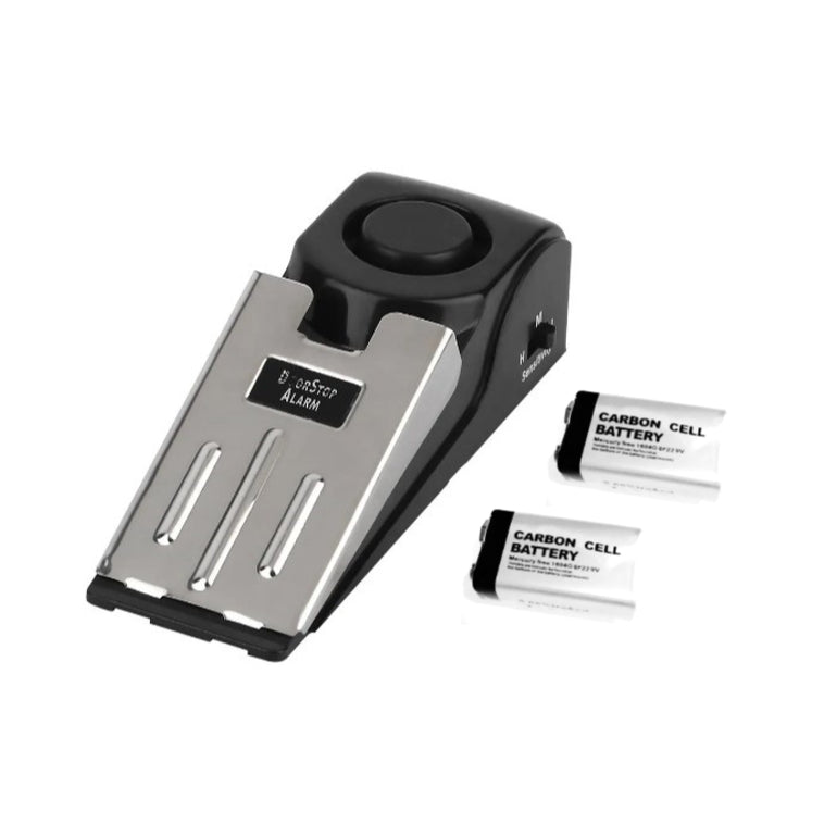 Anti-Theft Security Door Stopper Alarm Sensor 120 Decibel Door Stop Home Travel Floor Wedge Doorstop