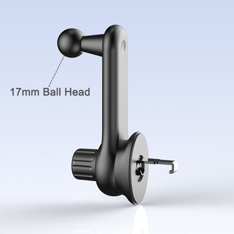 Universal Car Air Vent Clip Mount 17mm Ball Head for Car Phone Holder Stand Extension Arm Air Outlets Hook Clip Bracket