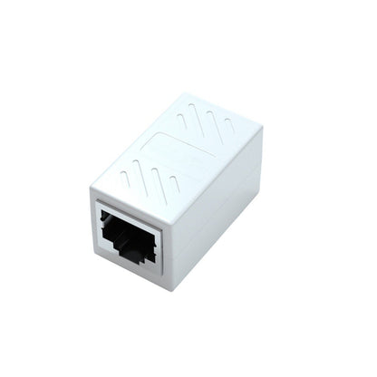 RJ45 Coupler Plug Jack Ethernet Extender Joint Connector in-Line Female to Female LAN Cable Adapter for Cat7 Cat6 Cat5