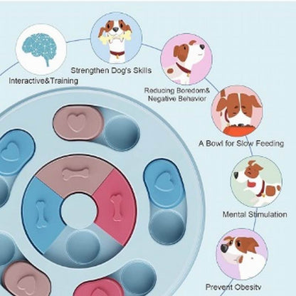 Interactive Pet Puzzle Feeder Toy for Dogs & Cats